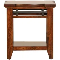 Whistler Chairside table in Walnut by Napa Furniture Design