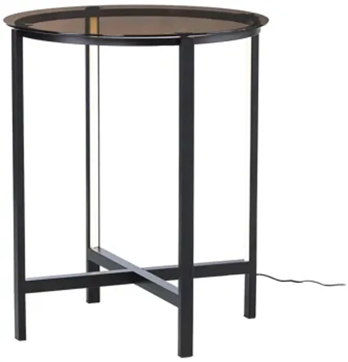 Surbiton Round Led End Table