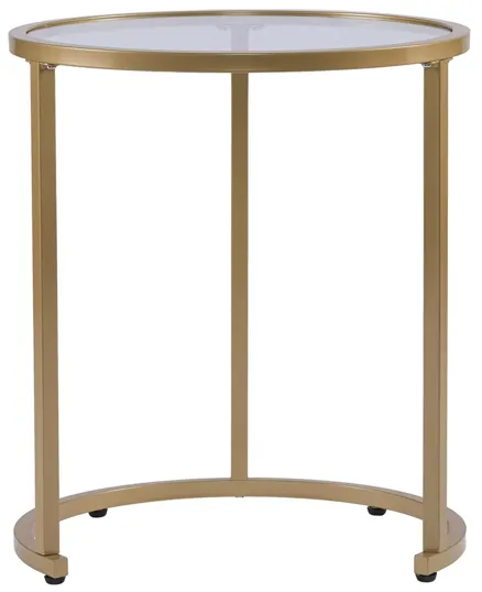 Harrison 2-pc. Nesting Side Table Set in Gold by SEI Furniture