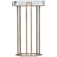 Melange Grove Round End Table in Gold by Hooker Furniture
