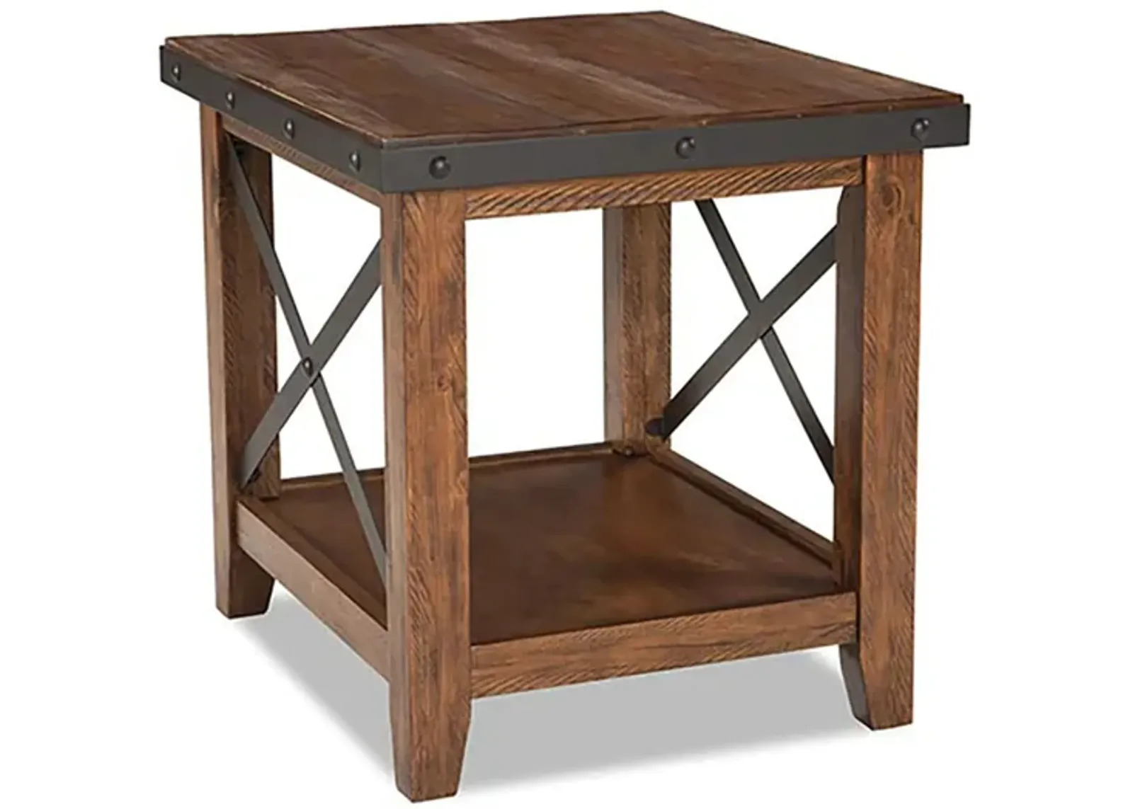 Taos End Table in Canyon Brown by Intercon