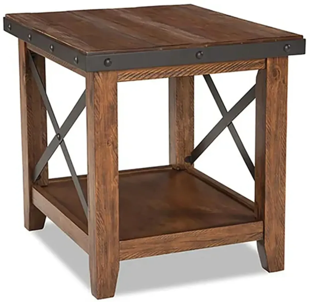 Taos End Table in Canyon Brown by Intercon