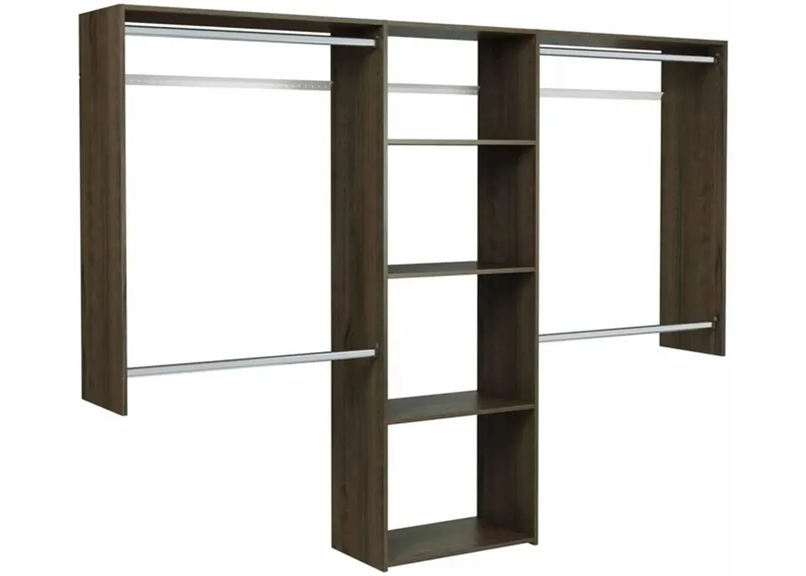 Allen Deluxe Shelving Closet Kit in Truffle by Easy Track