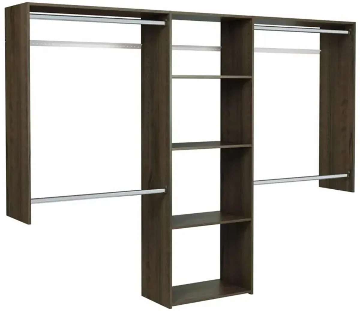 Allen Deluxe Shelving Closet Kit in Truffle by Easy Track