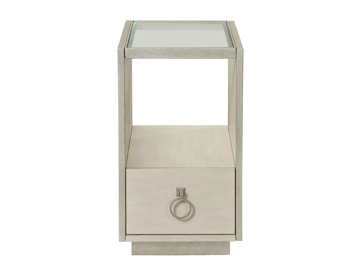 Maisie Chairside Table in Champagne by Riverside Furniture