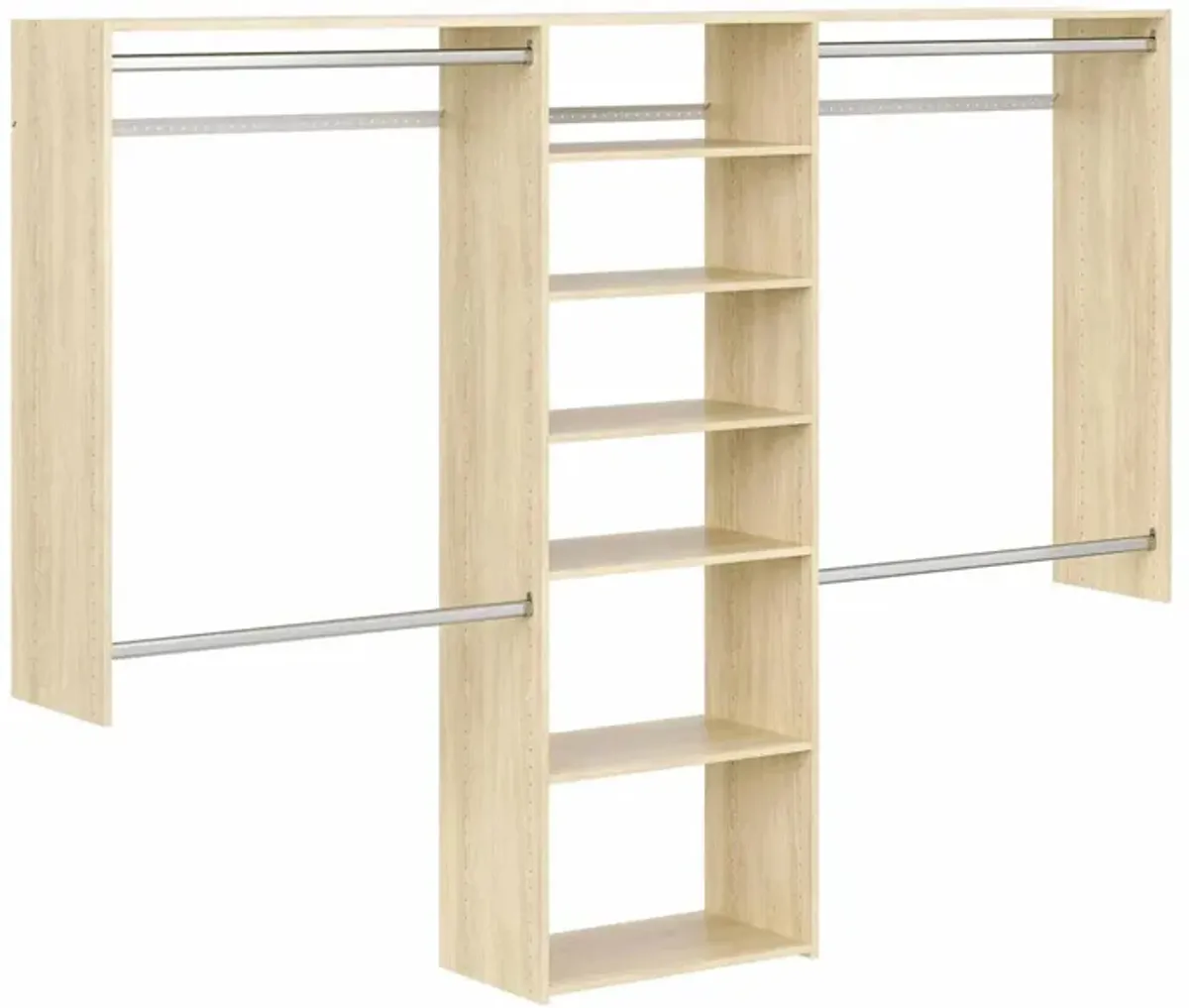 Allen DeluxePlus Shelving Closet Kit in Honey Blonde by Easy Track