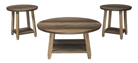 Raebecki Table- Set of 3 in Multi by Ashley Furniture
