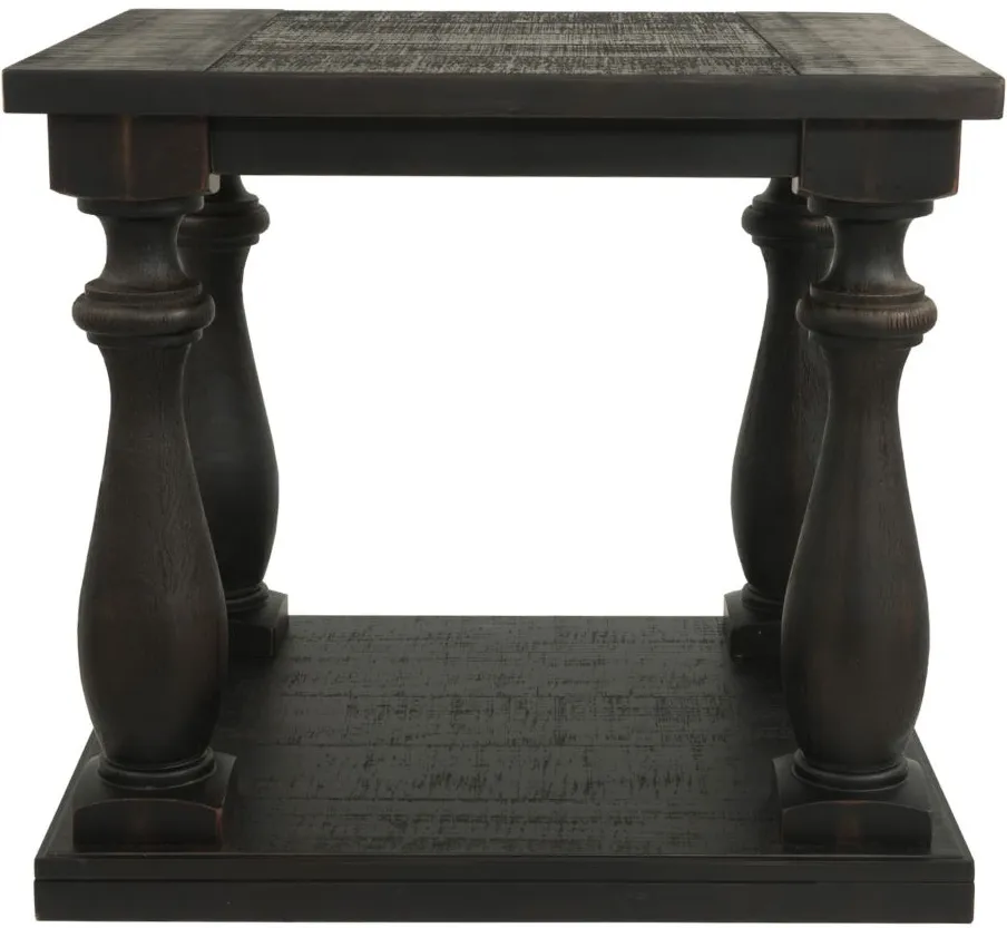 Mallacar End Table in Black by Ashley Express