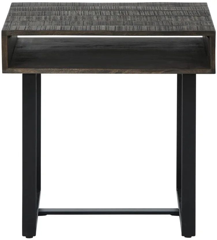 Kevmart End Table in Grayish Brown/Black by Ashley Express