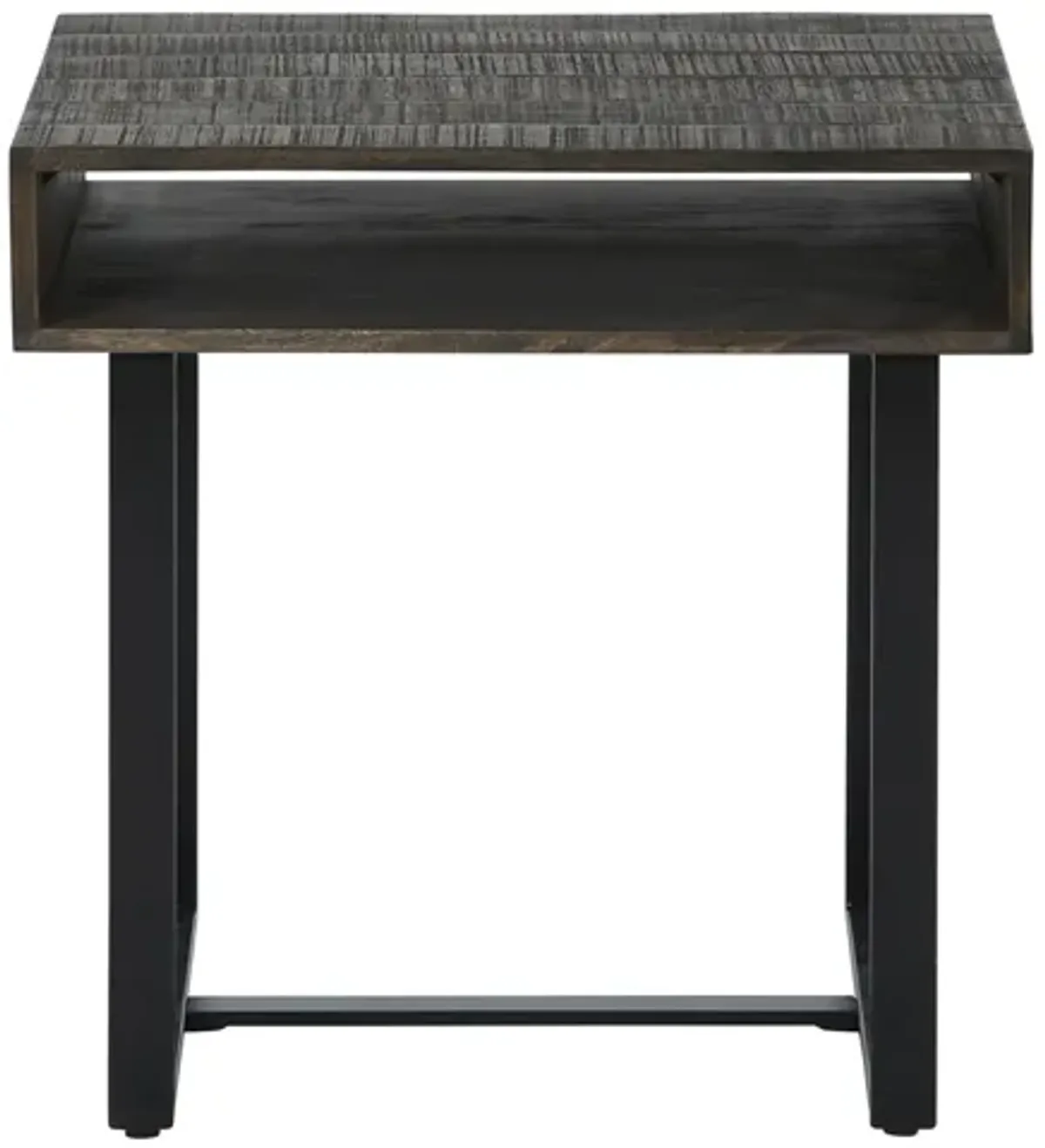 Kevmart End Table in Grayish Brown/Black by Ashley Express