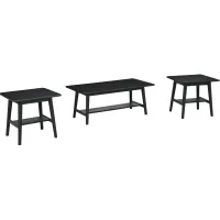 Westmoro Table- Set of 3 in Black by Ashley Express
