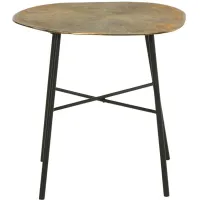 Josslett End Table in Antique Copper Finish by Ashley Express