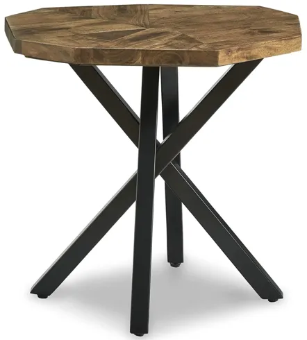 Haileeton End Table in Brown/Black by Ashley Express