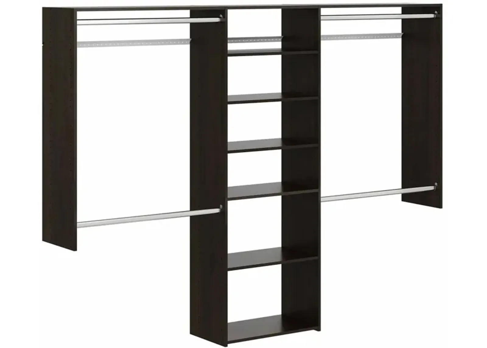 Allen DeluxePlus Shelving Closet Kit in Truffle by Easy Track