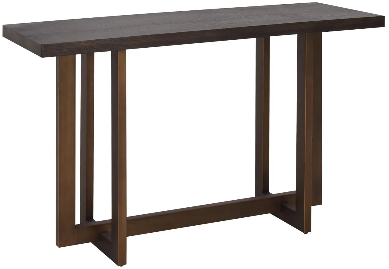 Calibri Rectangular Console Table in Umber by Riverside Furniture