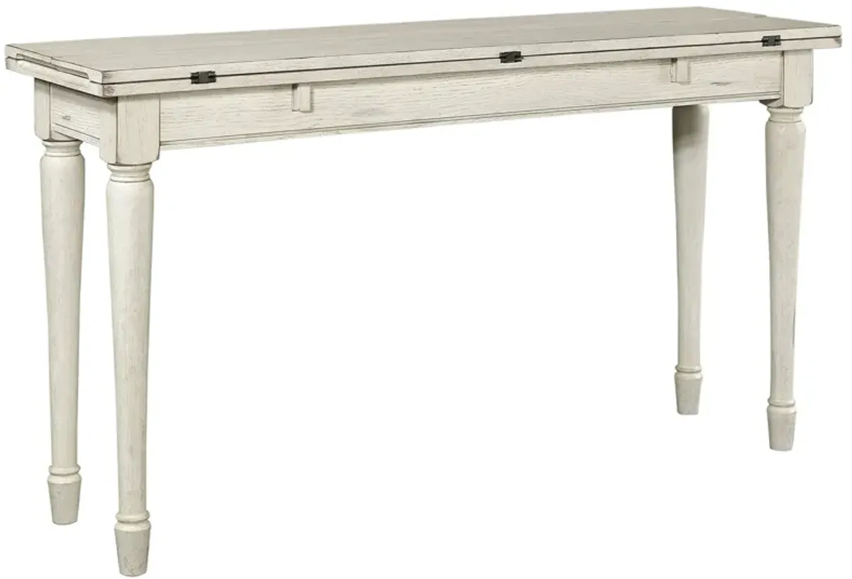 Radius Sofa Table in Alabaster by Aspen Home