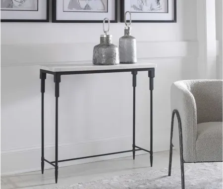 Bourges Console Table in white by Uttermost