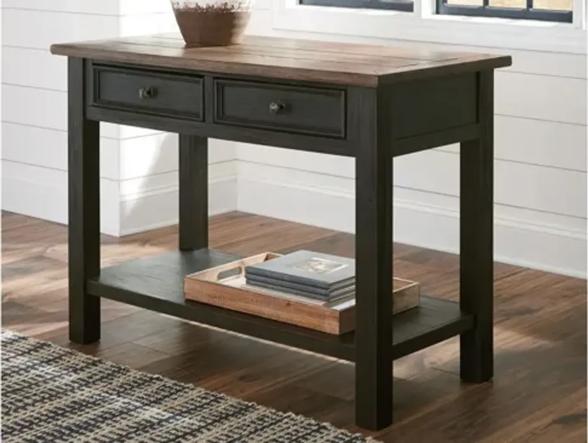 Vail Sofa Table in Grayish Brown/Black by Ashley Furniture