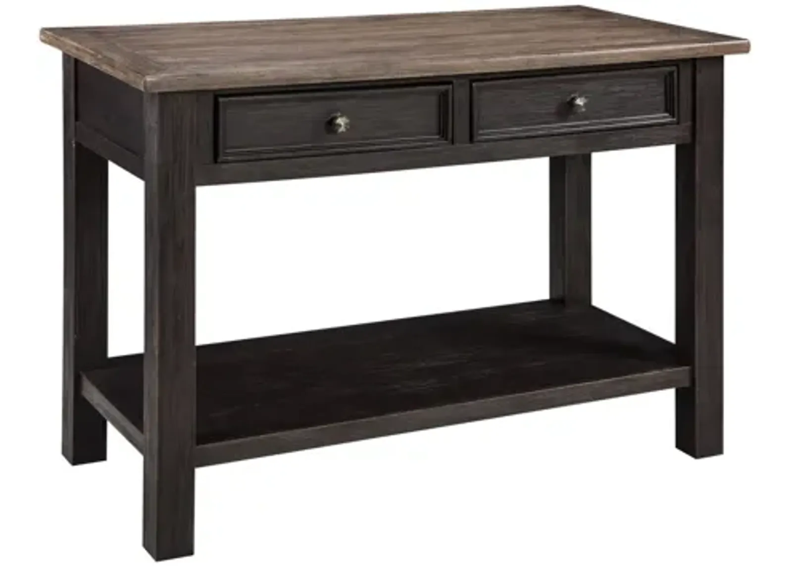 Vail Sofa Table in Grayish Brown/Black by Ashley Furniture