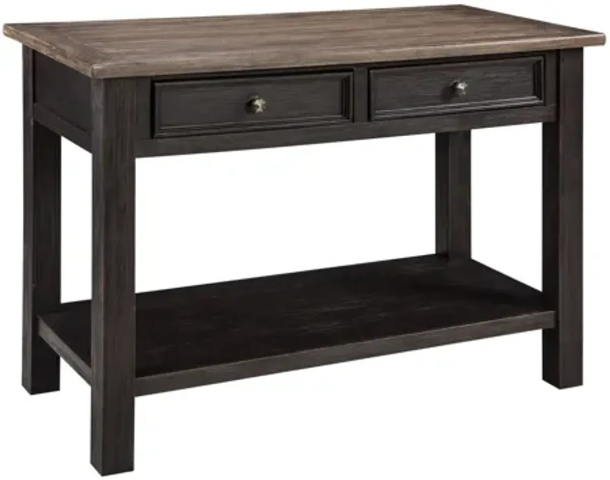 Vail Sofa Table in Grayish Brown/Black by Ashley Furniture