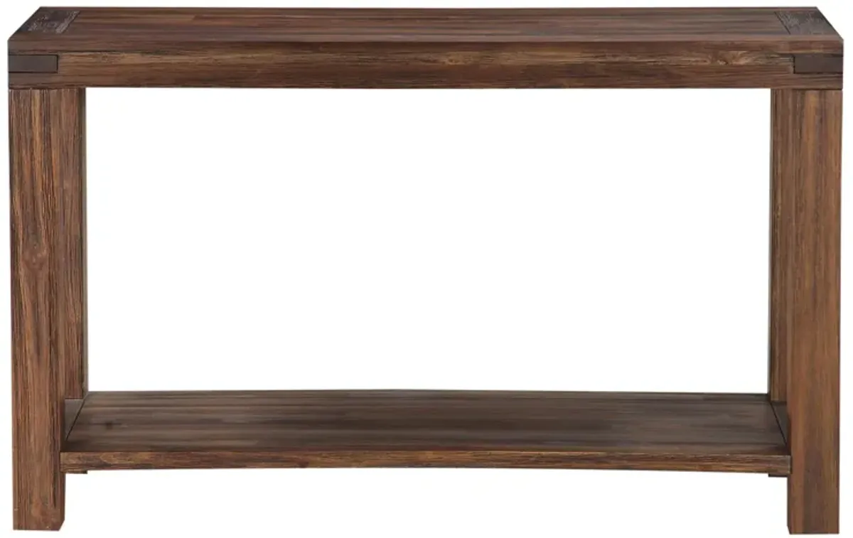 Middlefield Rectangular Sofa Table in Brick Brown by Bellanest