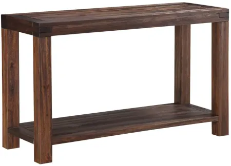 Middlefield Rectangular Sofa Table in Brick Brown by Bellanest