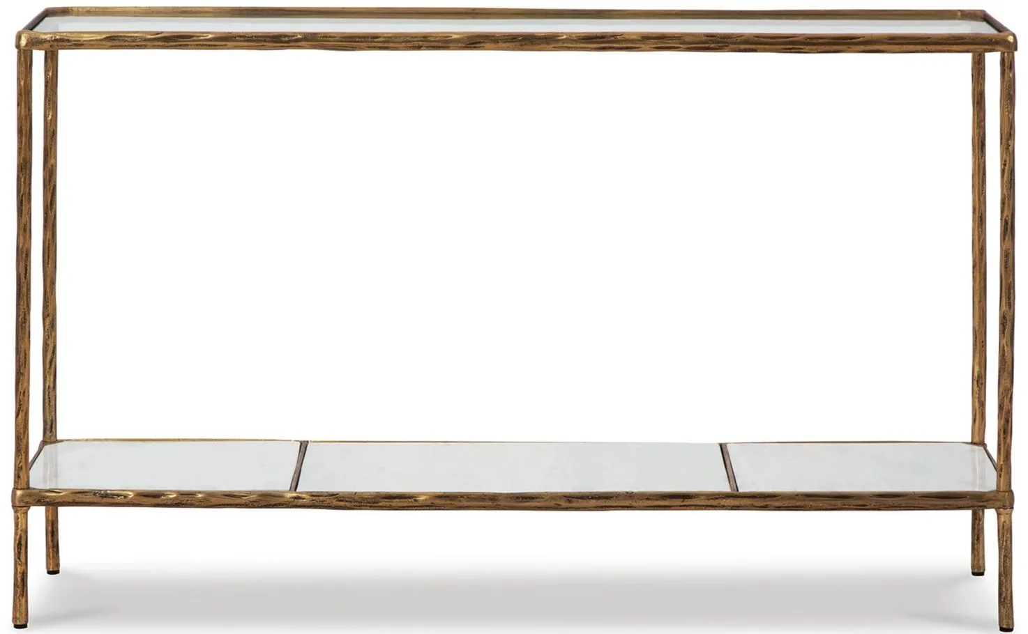 Ryandale Console Table in Antique Brass Finish by Ashley Express