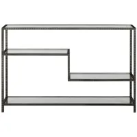 Levant Console Table in Gunmetal by Uttermost