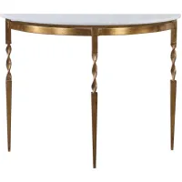 Imelda Console Table in Gold by Uttermost