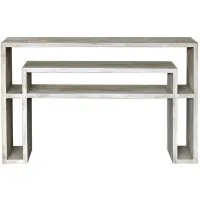 Genara Console Table in White by Uttermost