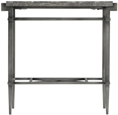 Mariposa Sofa Table in Antique Pewter by Bernhardt