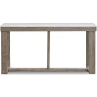 Loyaska Sofa Table in Brown/Ivory by Ashley Furniture