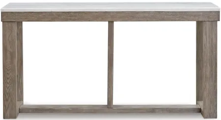Loyaska Sofa Table in Brown/Ivory by Ashley Furniture