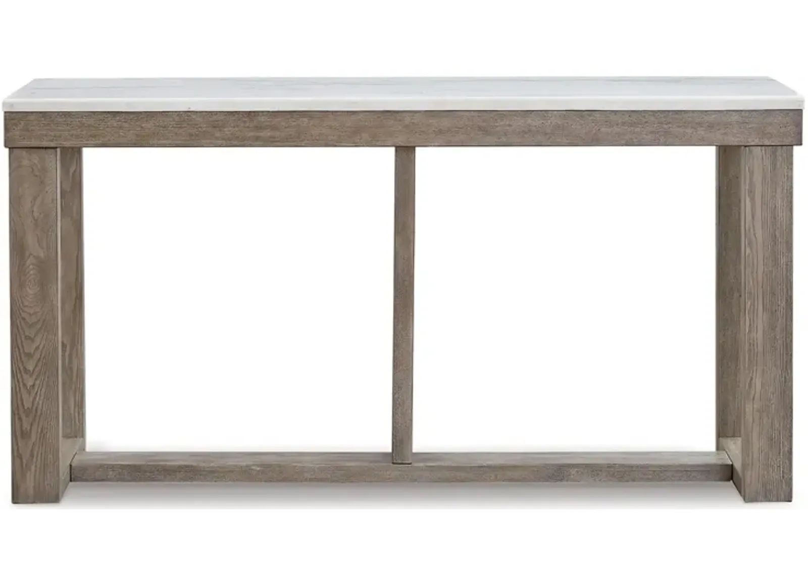 Loyaska Sofa Table in Brown/Ivory by Ashley Furniture