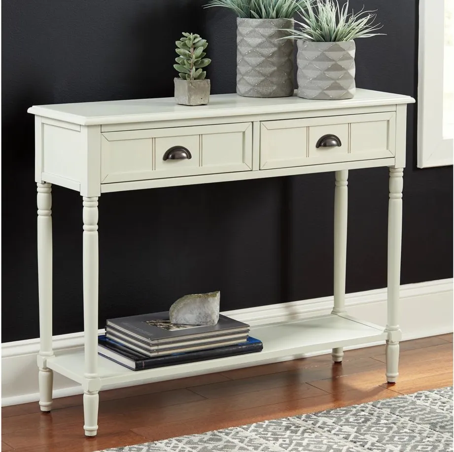 Goverton Console Table in White by Ashley Express