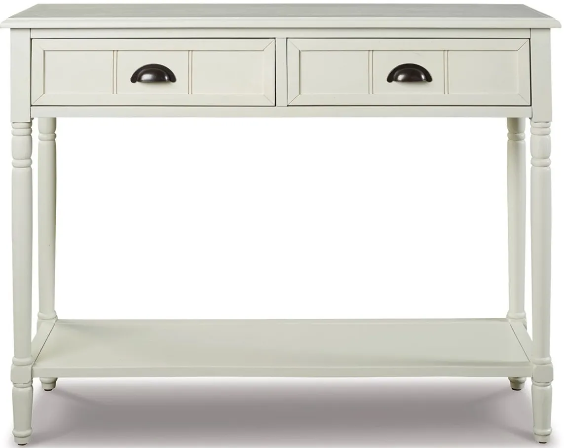 Goverton Console Table in White by Ashley Express