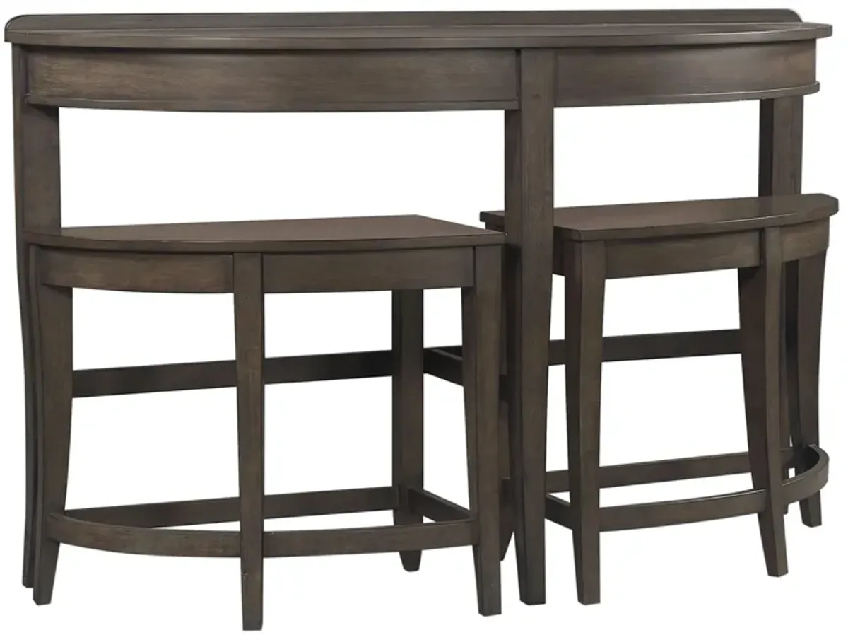 Blakely Sofa Table w/ Stools