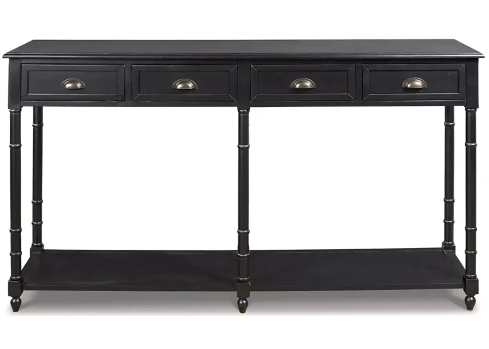 Eirdale Console Table in Black by Ashley Express