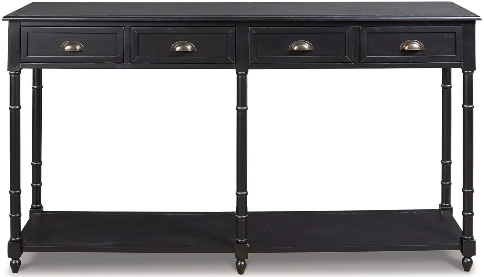 Eirdale Console Table in Black by Ashley Express