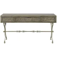 Quinnland Sofa Table in Antique Black by Ashley Express