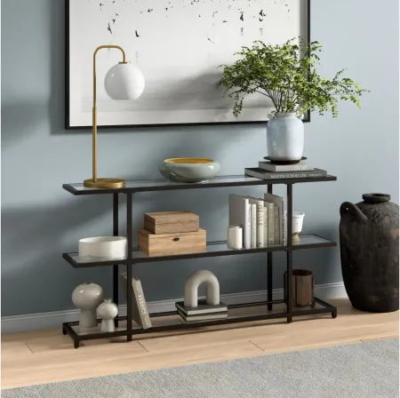 Lana 55" Console Table in Blackened Bronze by Hudson & Canal