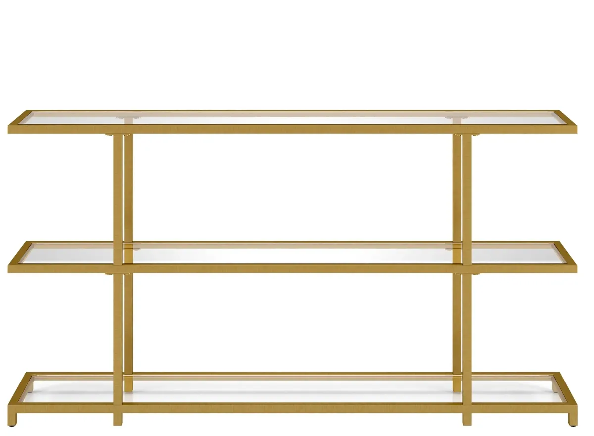 Lana 55" Console Table in Brass by Hudson & Canal