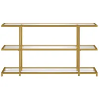 Lana 55" Console Table in Brass by Hudson & Canal