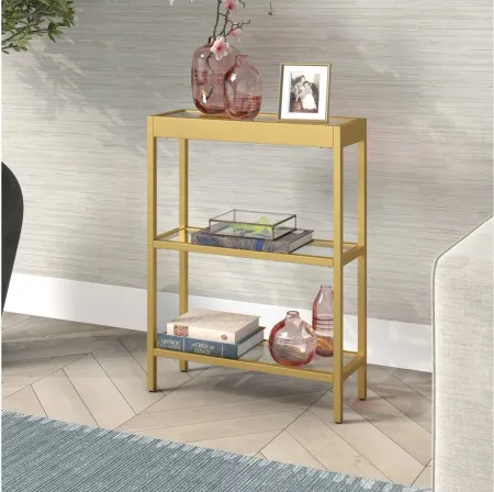 Laney Console Table in Brass by Hudson & Canal
