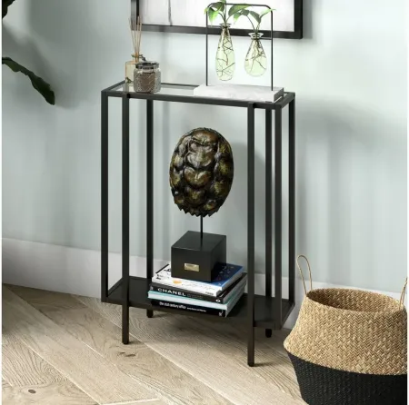 Fable 22" Console Table with Metal Shelf in Blackened Bronze by Hudson & Canal