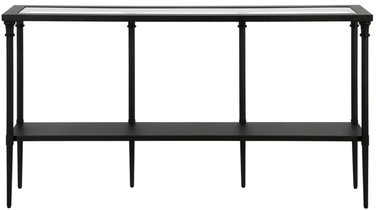 Tina 55" Console Table with Solid Metal Shelf