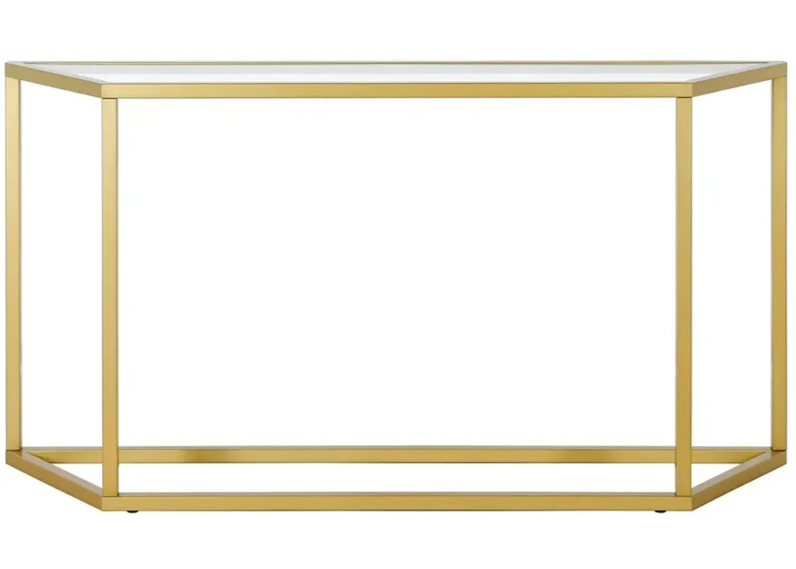 Melissa 55" Console Table in Gold by Hudson & Canal