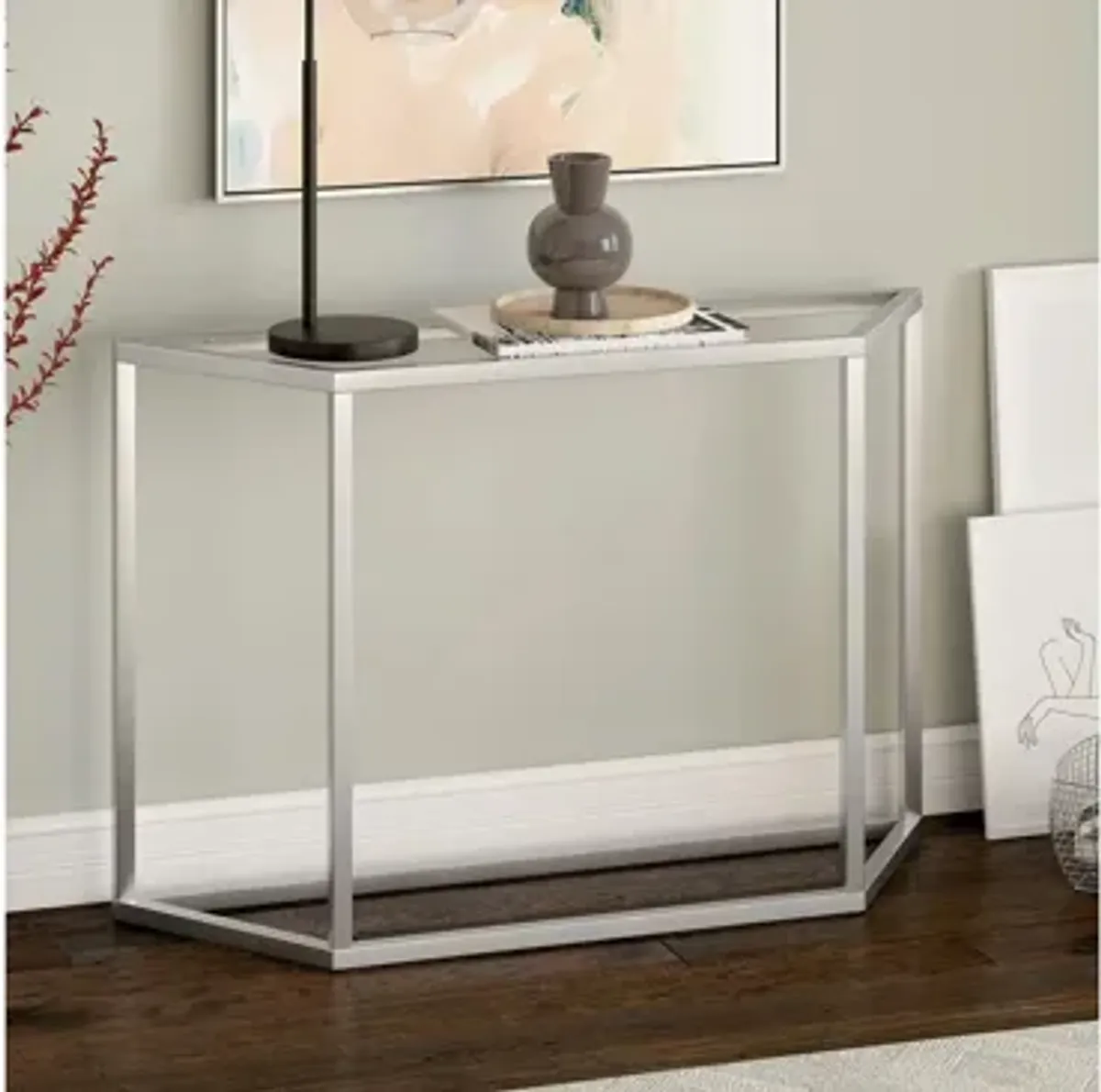 Melissa 44" Silver Console Table