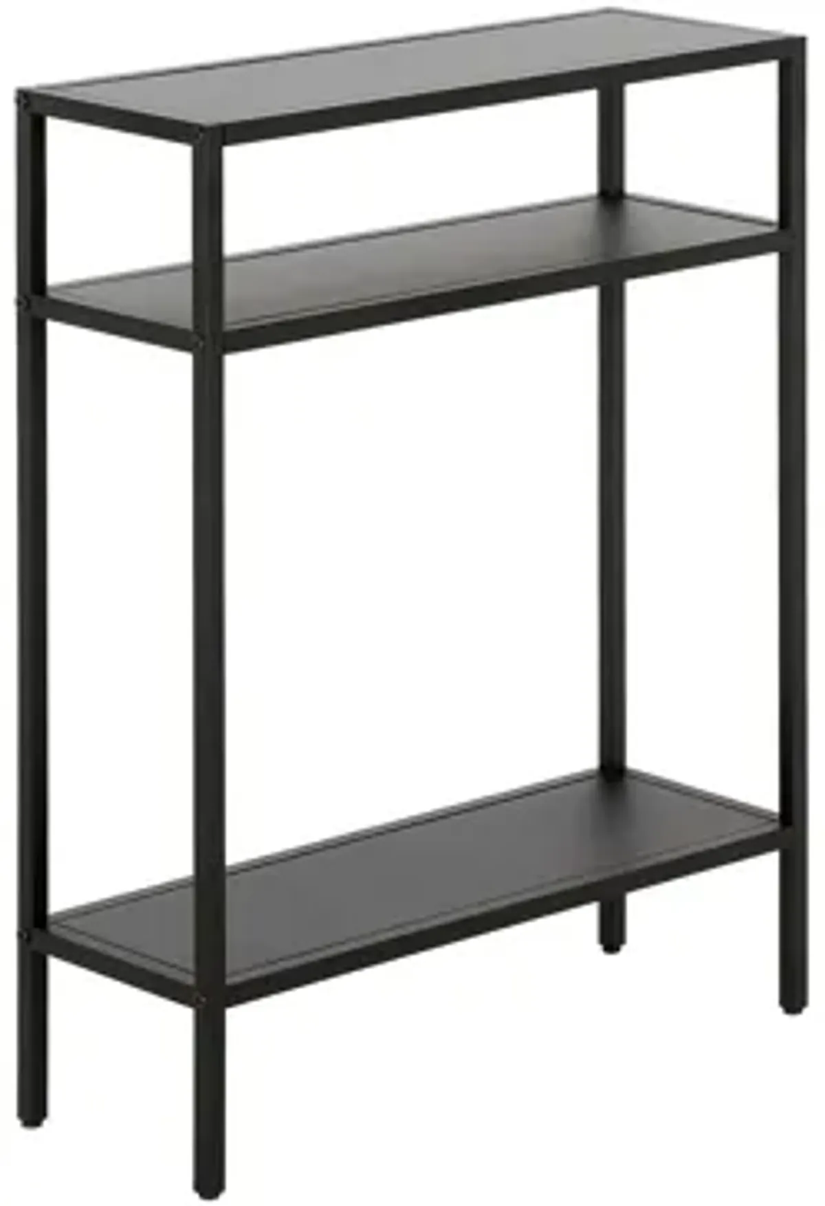 Owen 22" Console Table with Metal Shelves