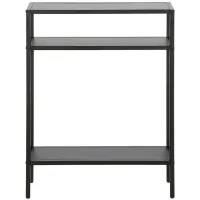 Owen 22" Console Table with Metal Shelves in Blackened Bronze by Hudson & Canal
